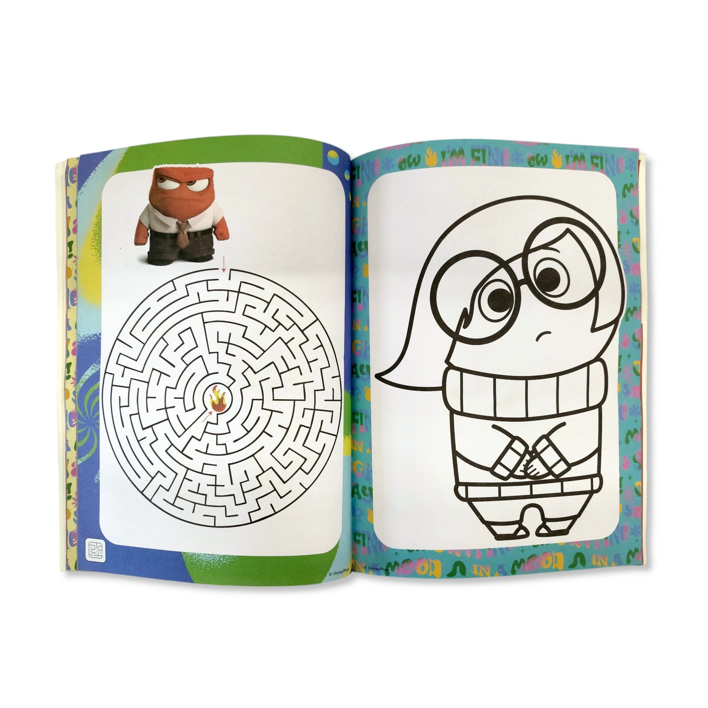 Disney Inside Out Colouring Book with Stickers & Pencils