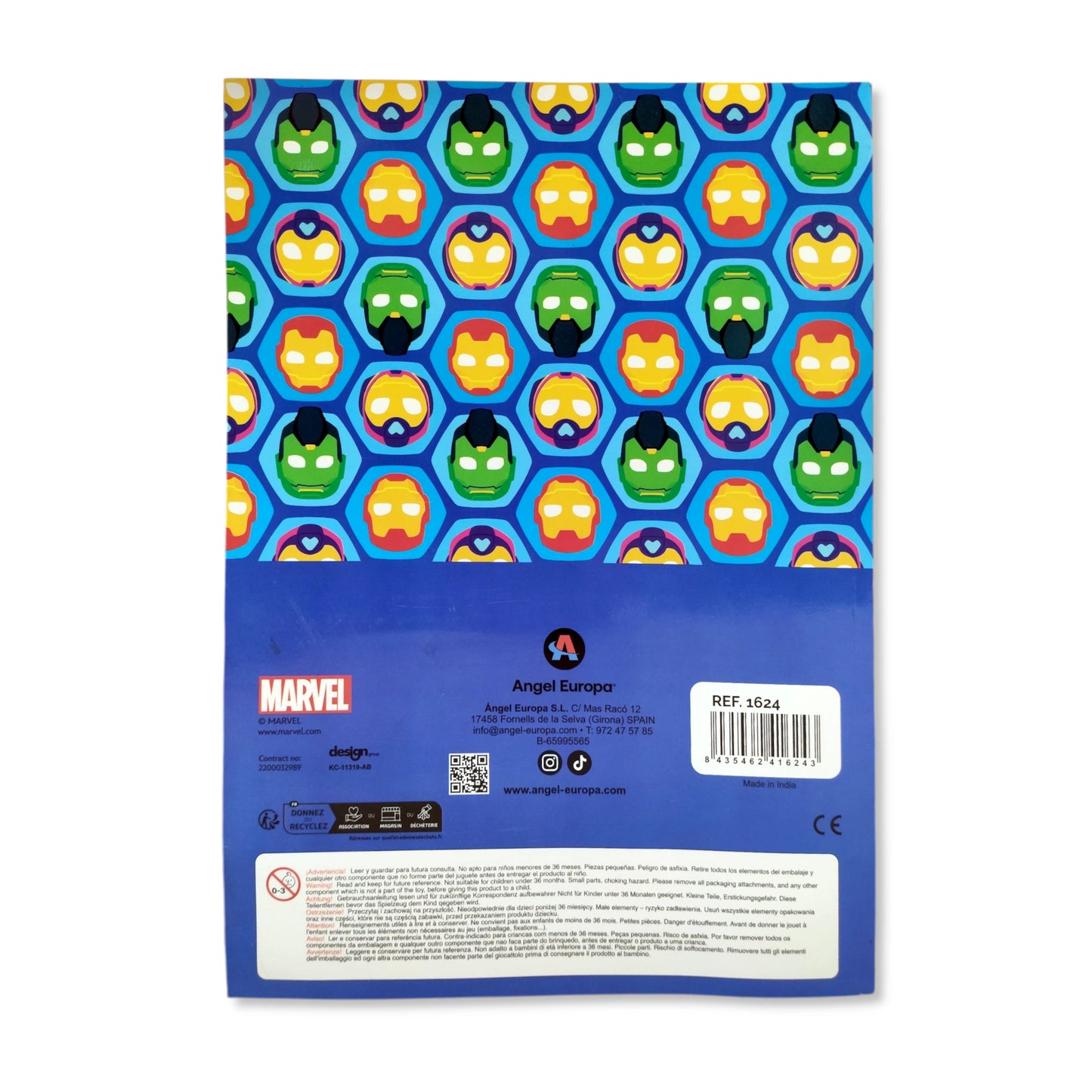 Iron Man and his Amazing Friends Colouring Book with Stickers & Pencils
