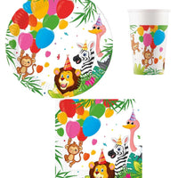 Anila's Animal Jungle Party Pack for 16 people