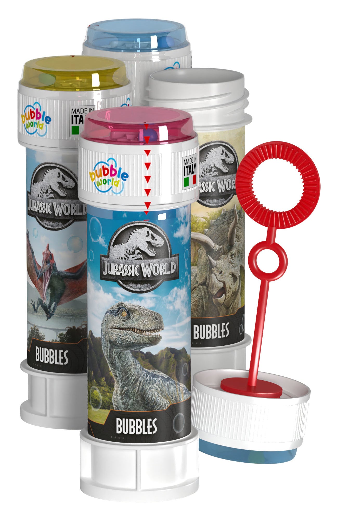 Jurassic World Bubble Tub with Wand – 60ml tub with puzzle lid  

