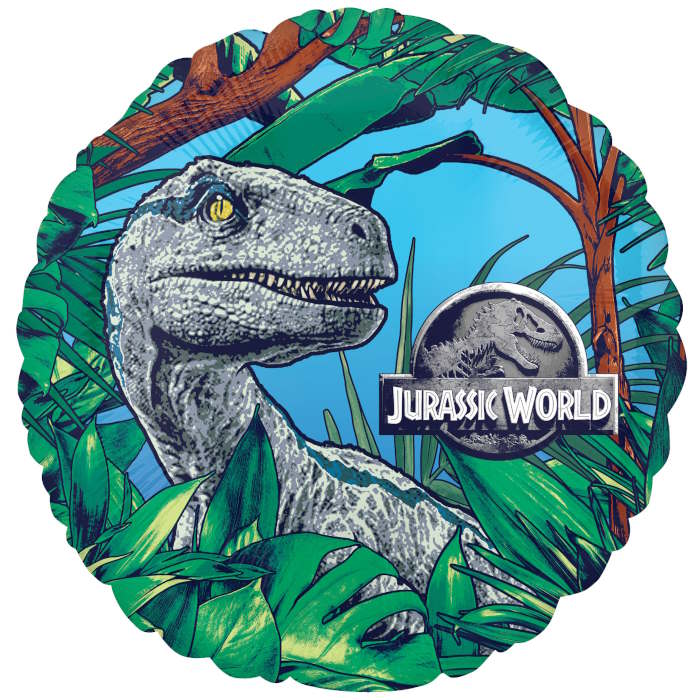 17in Jurassic World Dominion Foil Balloon uninflated