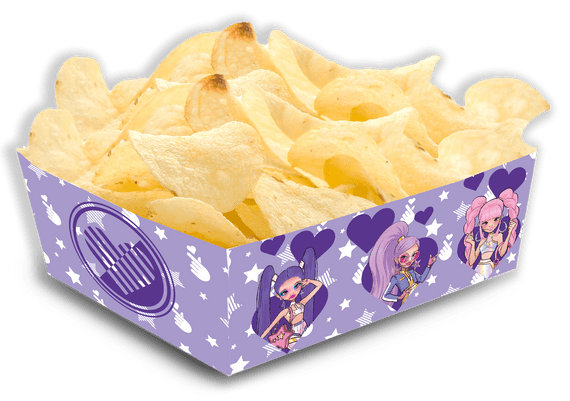 K-Pop Party Paper Snack Trays (Pack of 12)