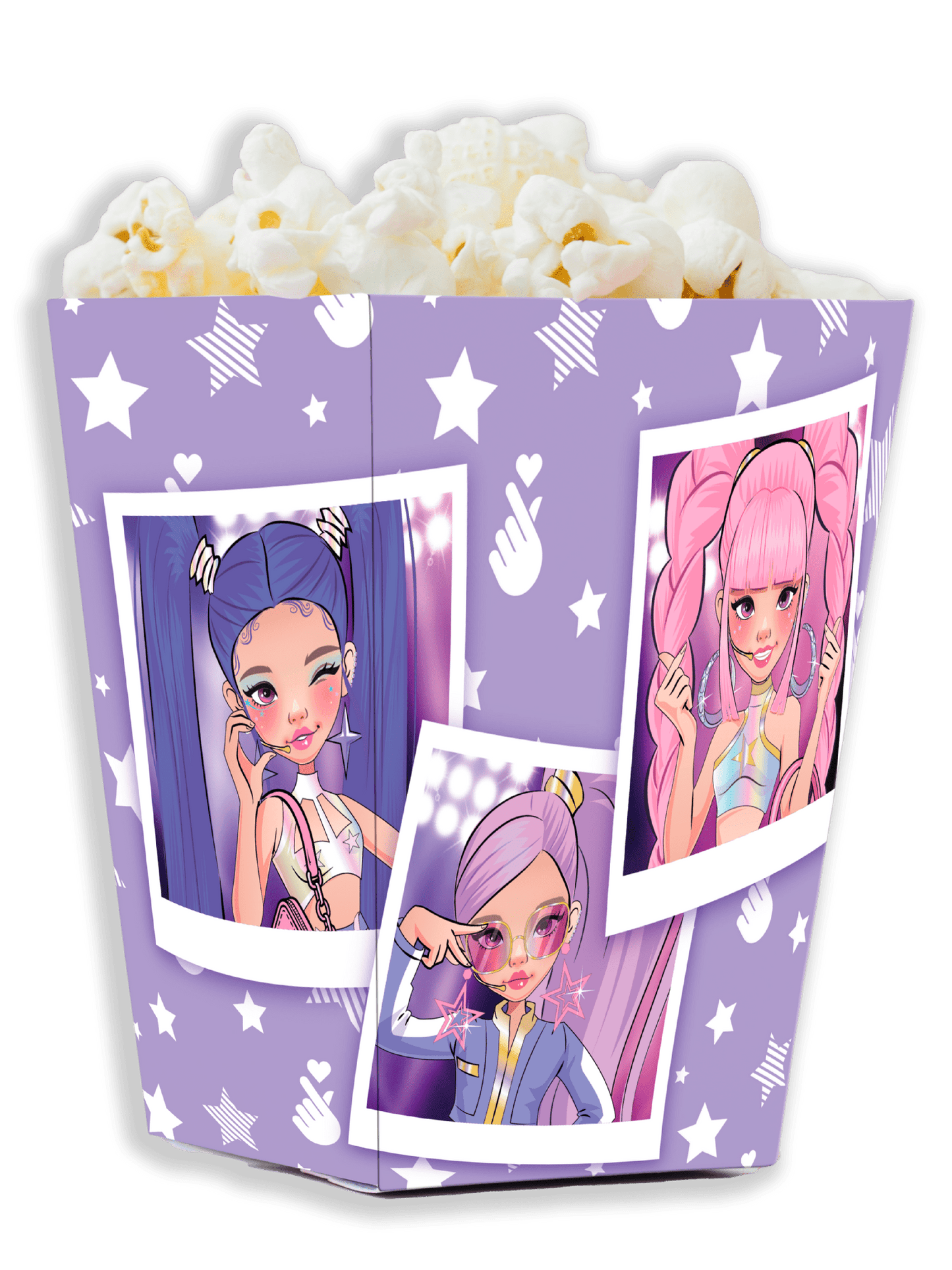 K-Pop Party Popcorn Boxes (Pack of 12)