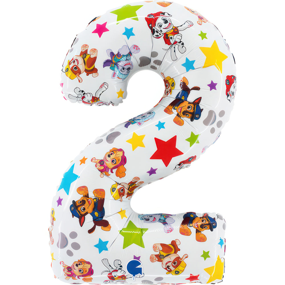 Age 2 Paw Patrol Party Balloon - Anilas UK