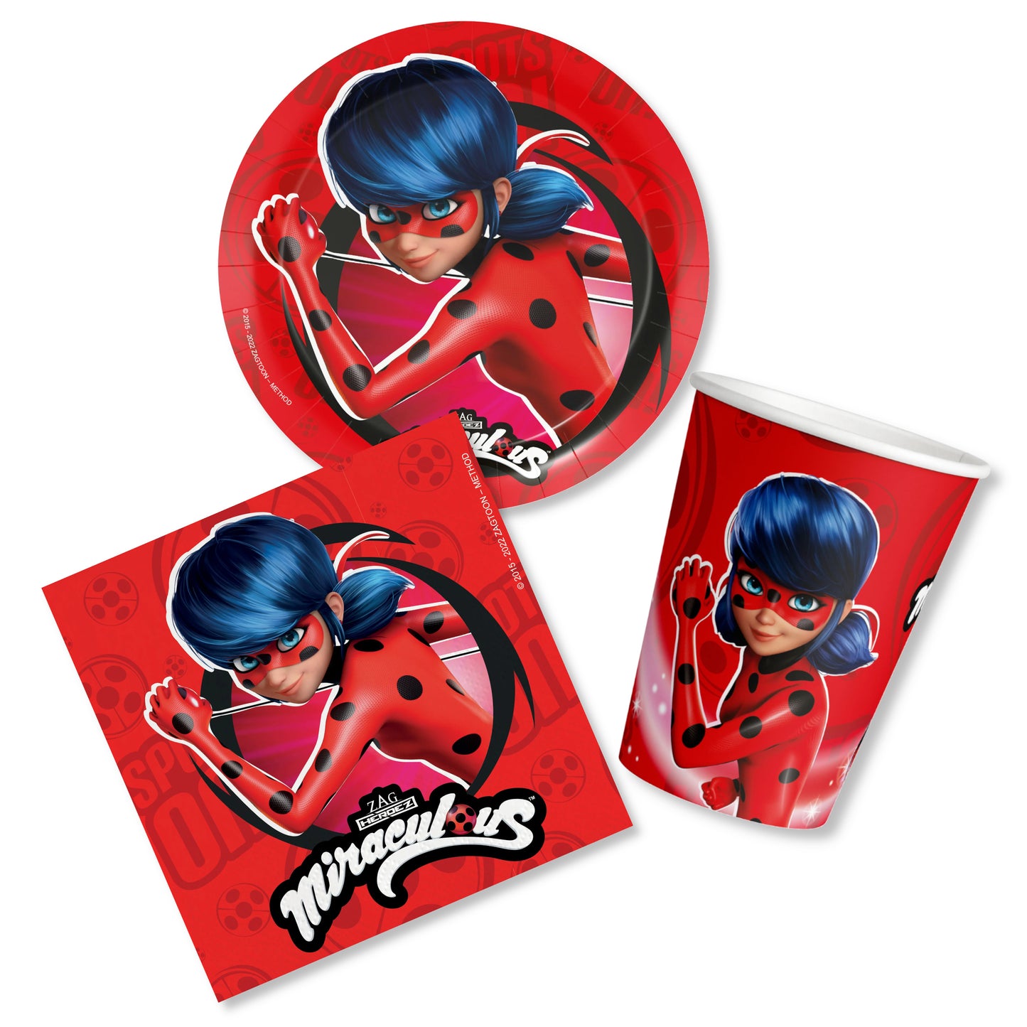 Anila's Miraculous Ladybug Party Pack for 16 people - Anilas UK