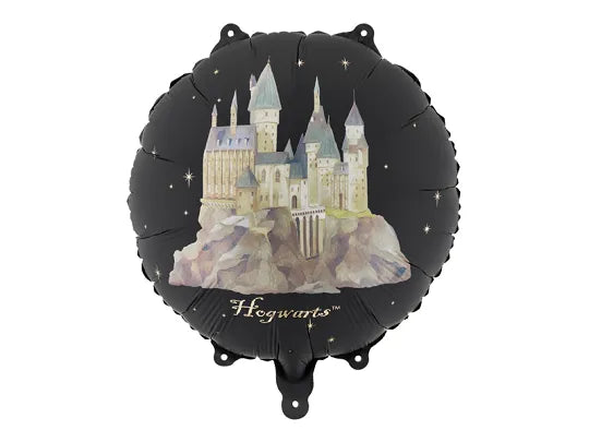 Harry Potter Hogwarts Castle Black Foil Balloon 35x35 cm