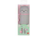 
              Legami Kawaii 2-In-1 Soft Silicone Pencil Case - Kitty
            