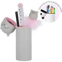 Legami Kawaii 2-In-1 Soft Silicone Pencil Case - Kitty