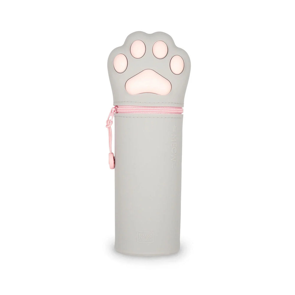Legami Kawaii Kitty 2-In-1 Silicone Pencil Case front view