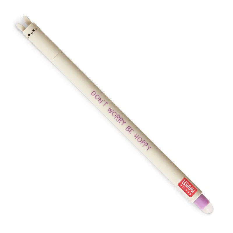 Legami Bunny Erasable Pen with Purple Ink - Anilas UK