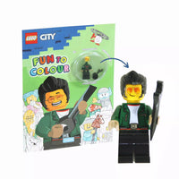 
              LEGO City Tread Octane Minifigure with Colouring Book
            