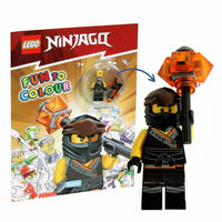 
              LEGO Ninjago Cole Minifigure with Colouring Book
            