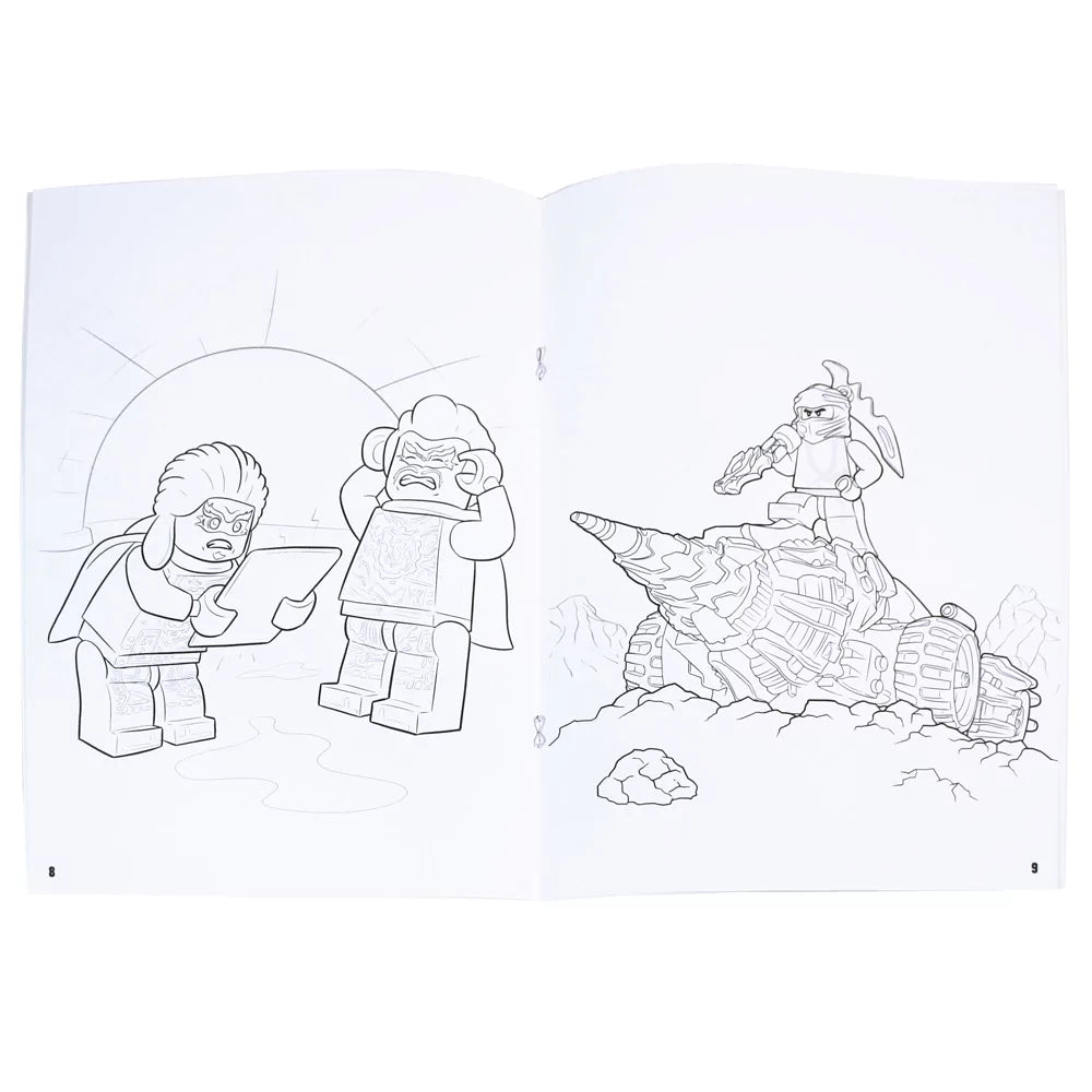 LEGO Ninjago Cole Fun to Colour Book Pages