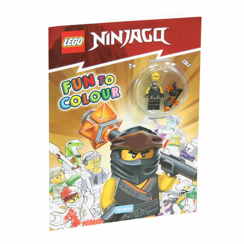 LEGO Ninjago Cole Fun to Colour Book with Minifigure
