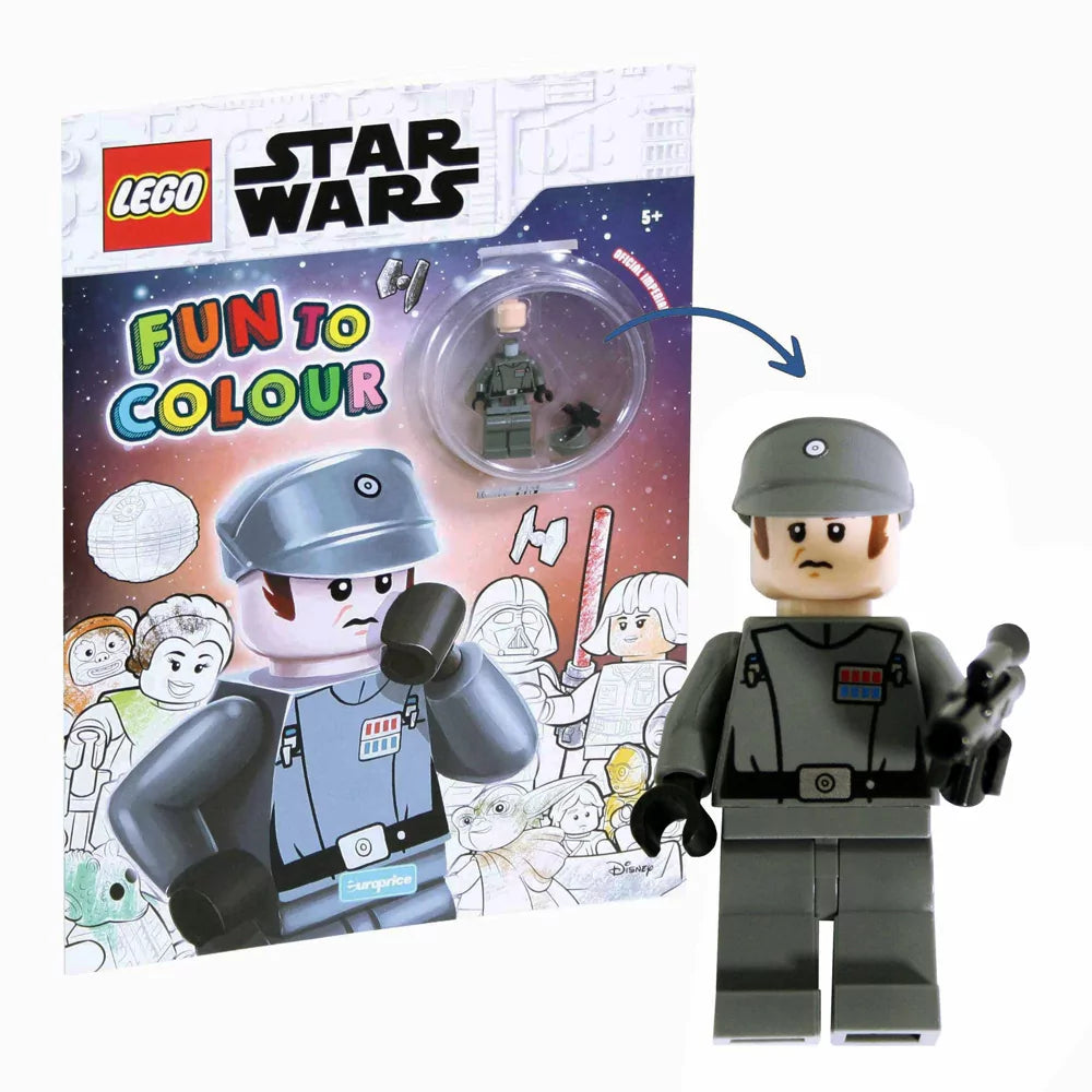LEGO Star Wars Official Imperial Minifigure with Colouring Book