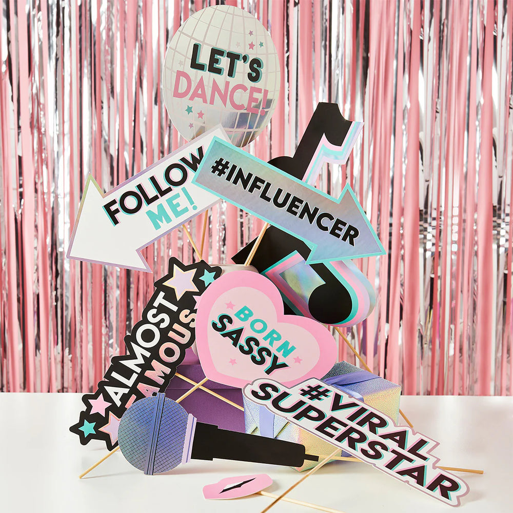 Let's Dance Photo Props (Pack of 10)