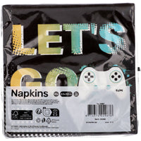 
              Level Up Gaming Napkins, 33 x 33 cm, 20 3-Ply Paper Napkins for Kids’ Parties
            