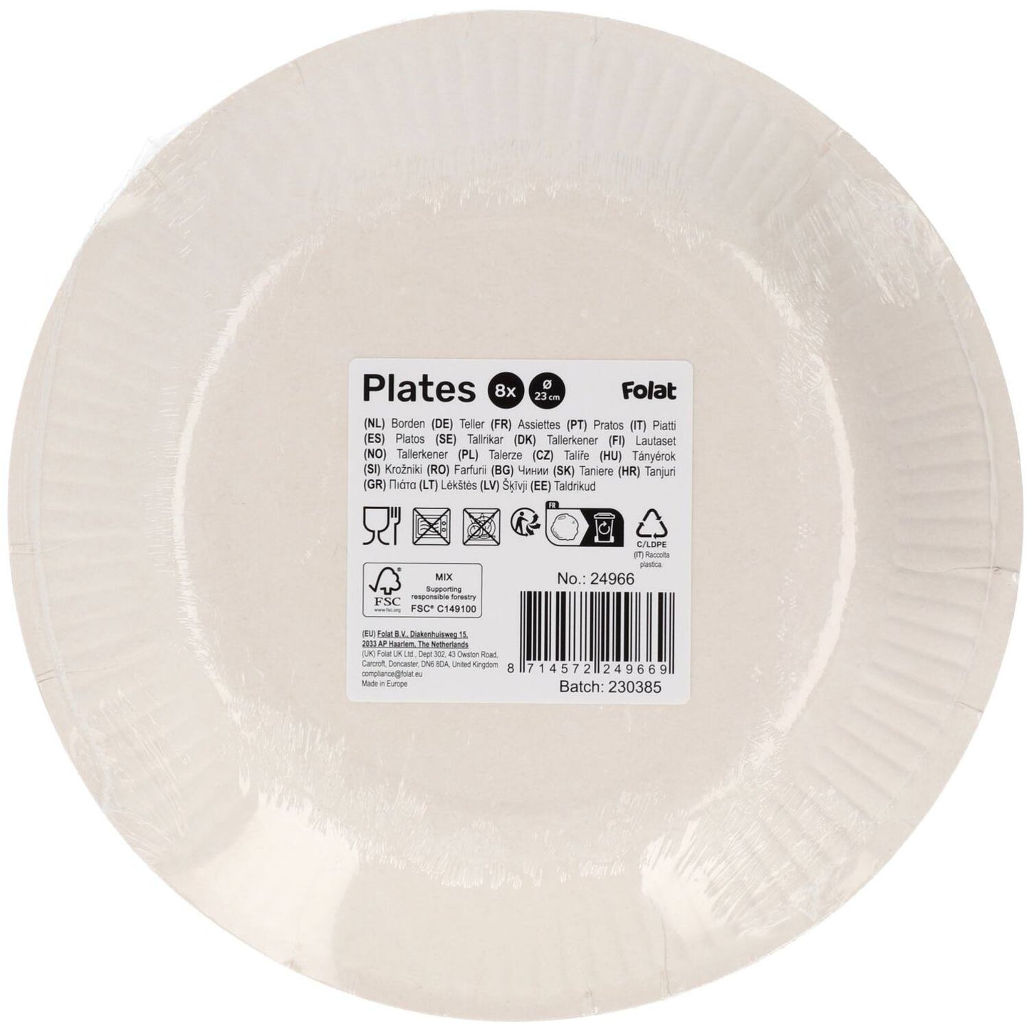 Level Up Gaming Paper Plates, 23 cm, 8 Multicolour Plates for Kids’ Parties