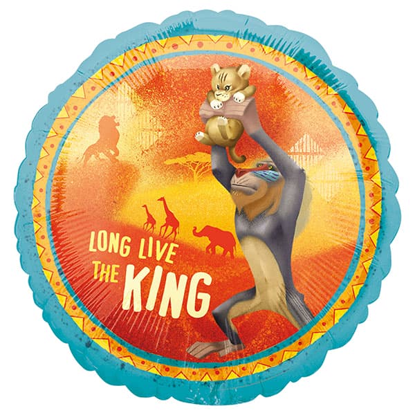 Lion King Foil Balloon Packaged 43 cm - Anilas UK