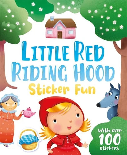 Little Red Riding Hood full-colour sticker activity book for kids