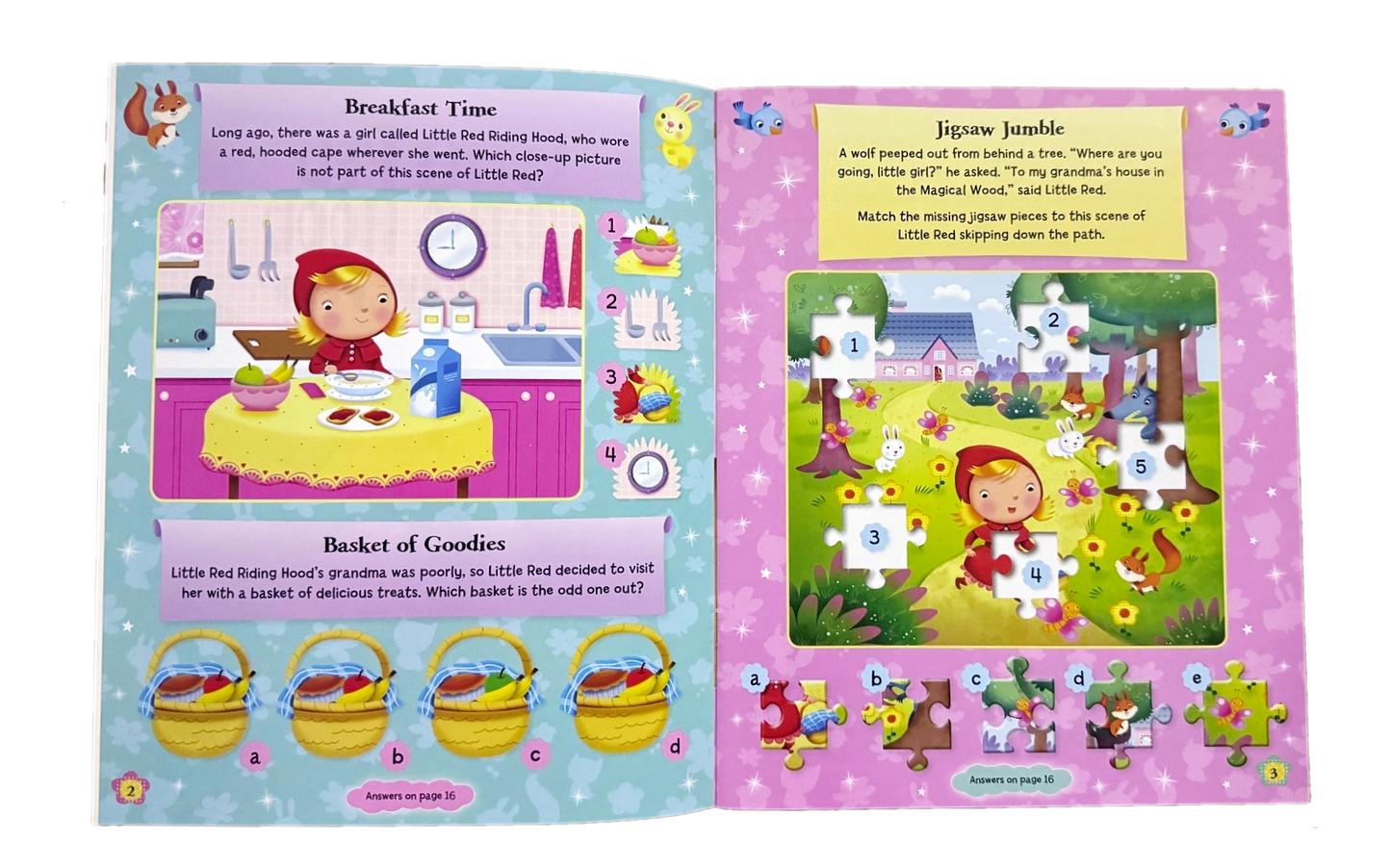 Little Red Riding Hood Sticker Fun