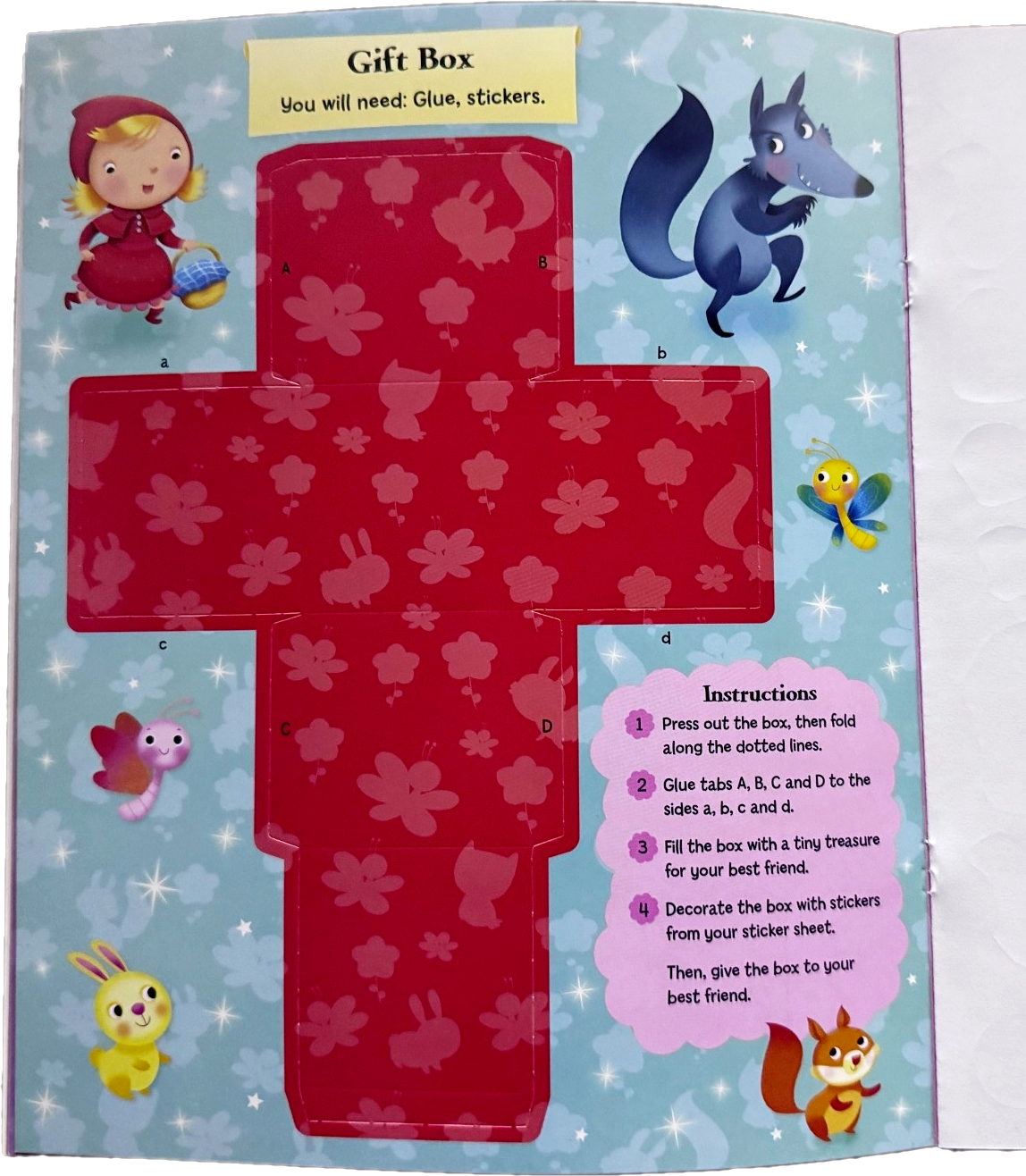 Little Red Riding Hood Sticker Fun