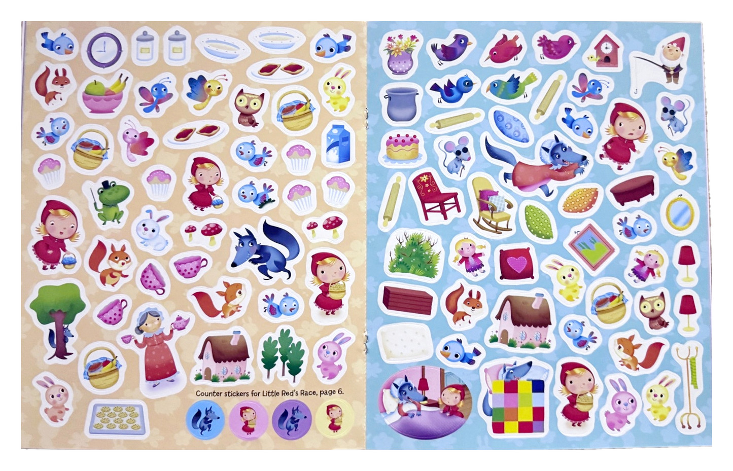 Little Red Riding Hood Sticker Fun