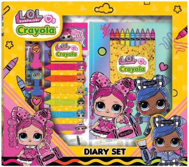 LOL Suprise Crayola Diary Set - Anilas UK