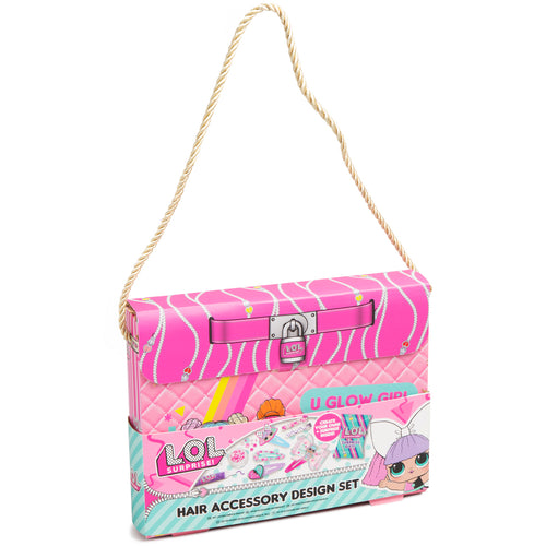 LOL Surprise! Hair Accessory Design Craft Set in handbag-style packaging