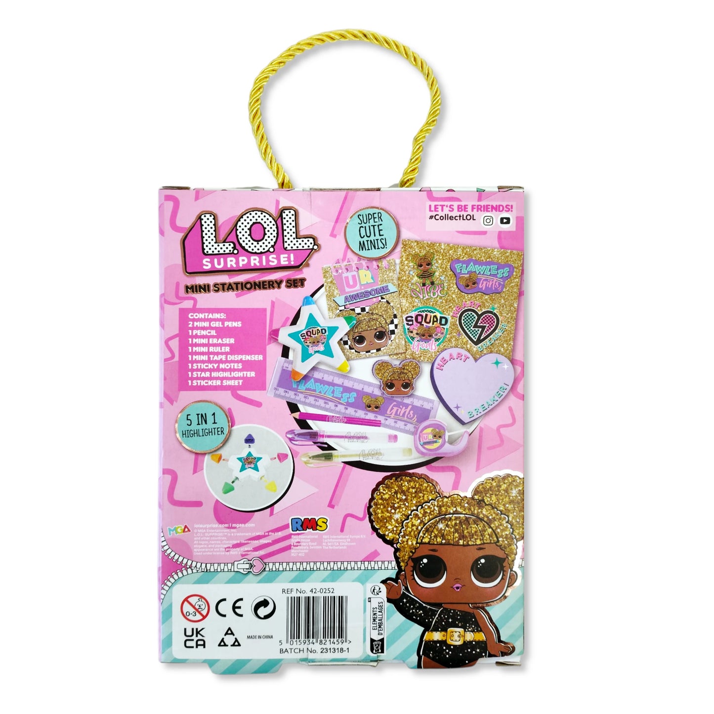 L.O.L. Surprise! Mini Stationery Set (2 designs)