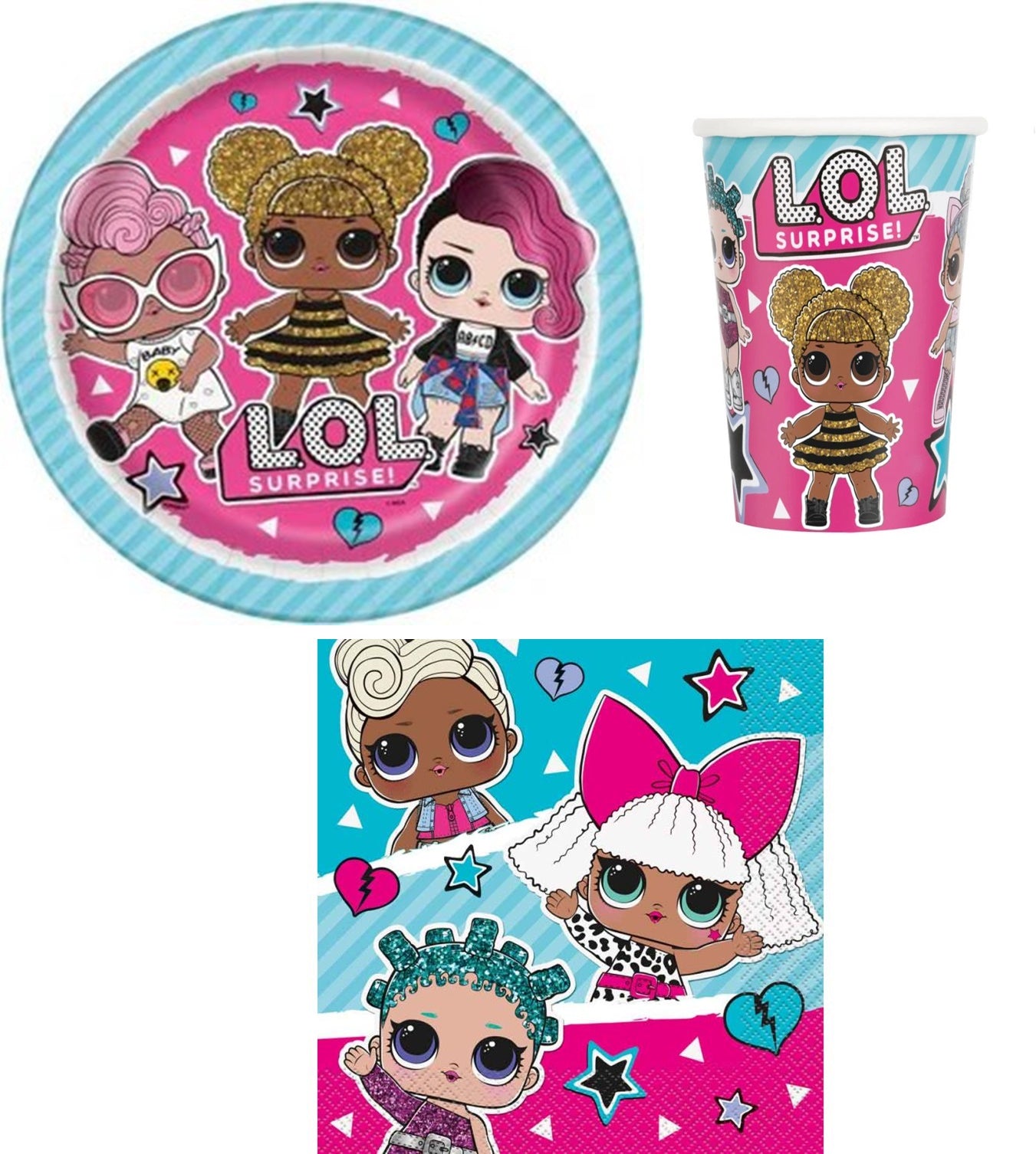 Anila's L.O.L. Surprise Party Pack for 16 people - Anilas UK