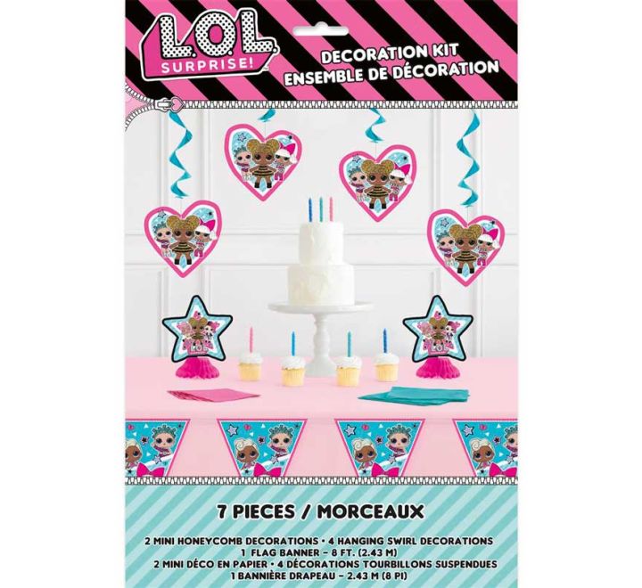 L.O.L. Surprise Party Decorations Kit - Anilas UK