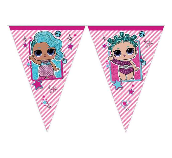 L.O.L. Surprise Triangle Flag Banner - Anilas UK