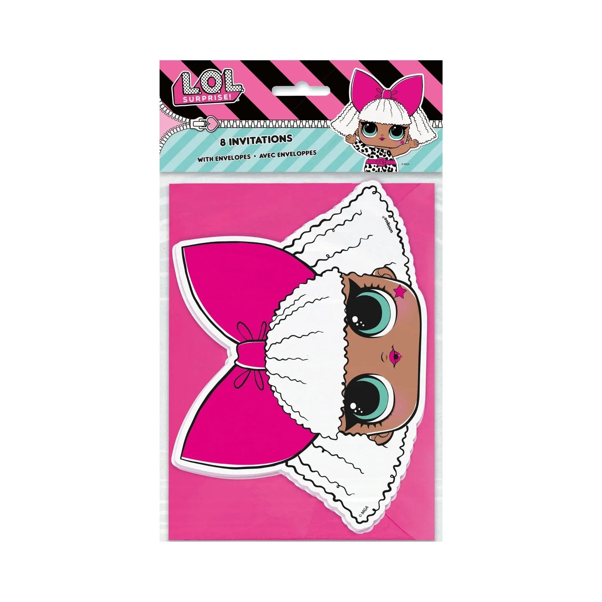 L.O.L. Surprise Birthday Invitations (Pack of 8) - Anilas UK