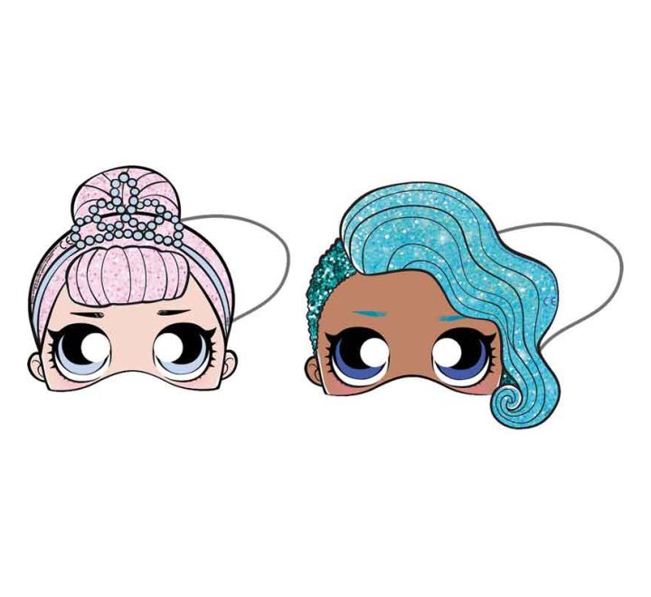L.O.L. Surprise Party Masks (Pack of 6) - Anilas UK