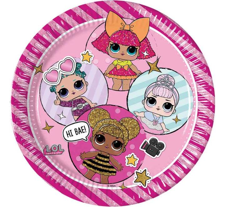 L.O.L Surprise Paper Plates - Anilas UK