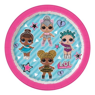 L.O.L. Surprise Round Paper Plates - 17.1cm (Pack of 8)