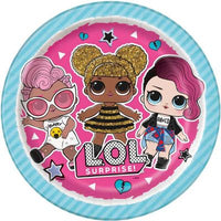 L.O.L. Surprise Round Paper Plates - 21.9cm (Pack of 8)