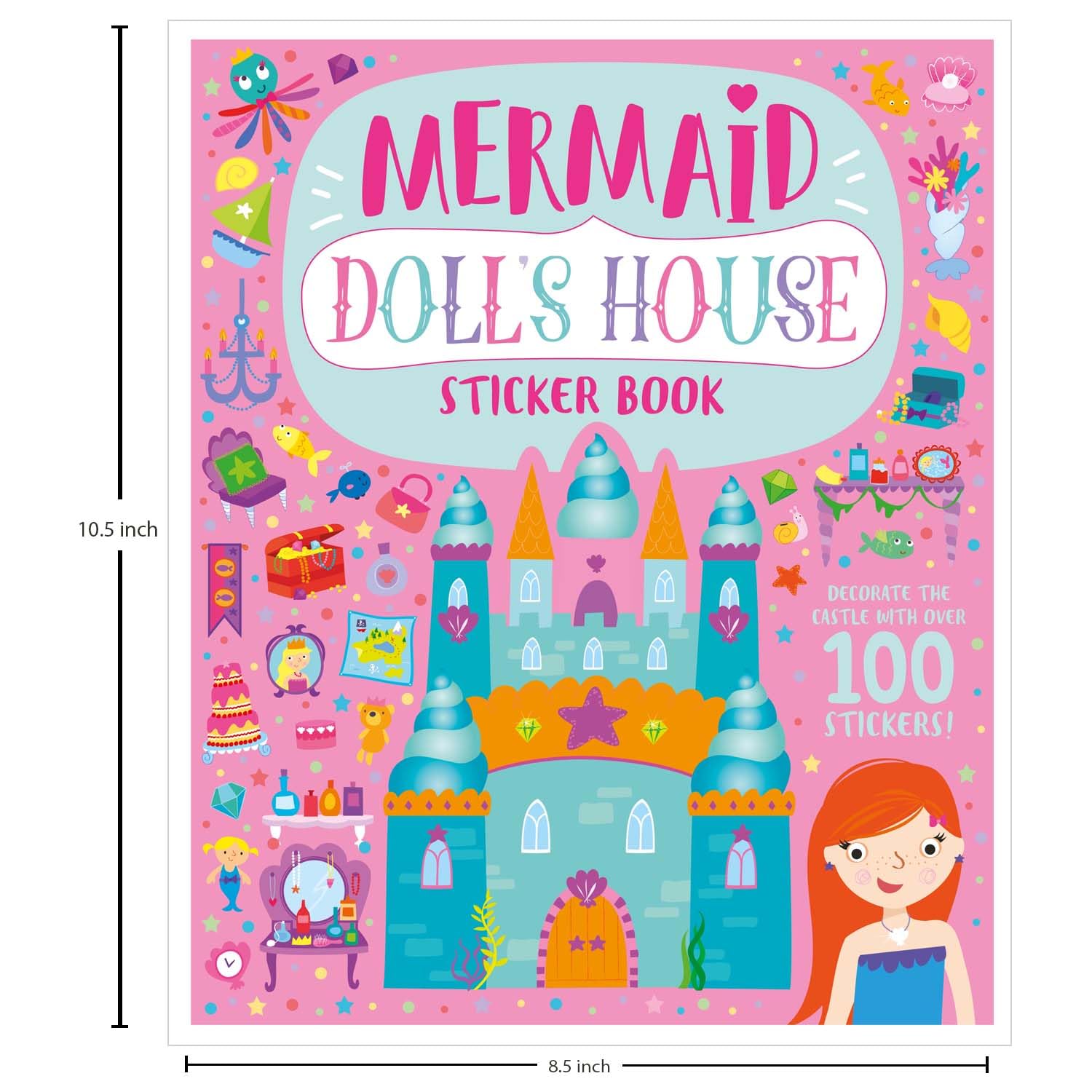 Magical mermaid scene from Mermaid Sticker Book