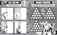 
              Marvel Avengers: Tattoo and Activity Book page with vibrant puzzles and mazes for children 3+
            