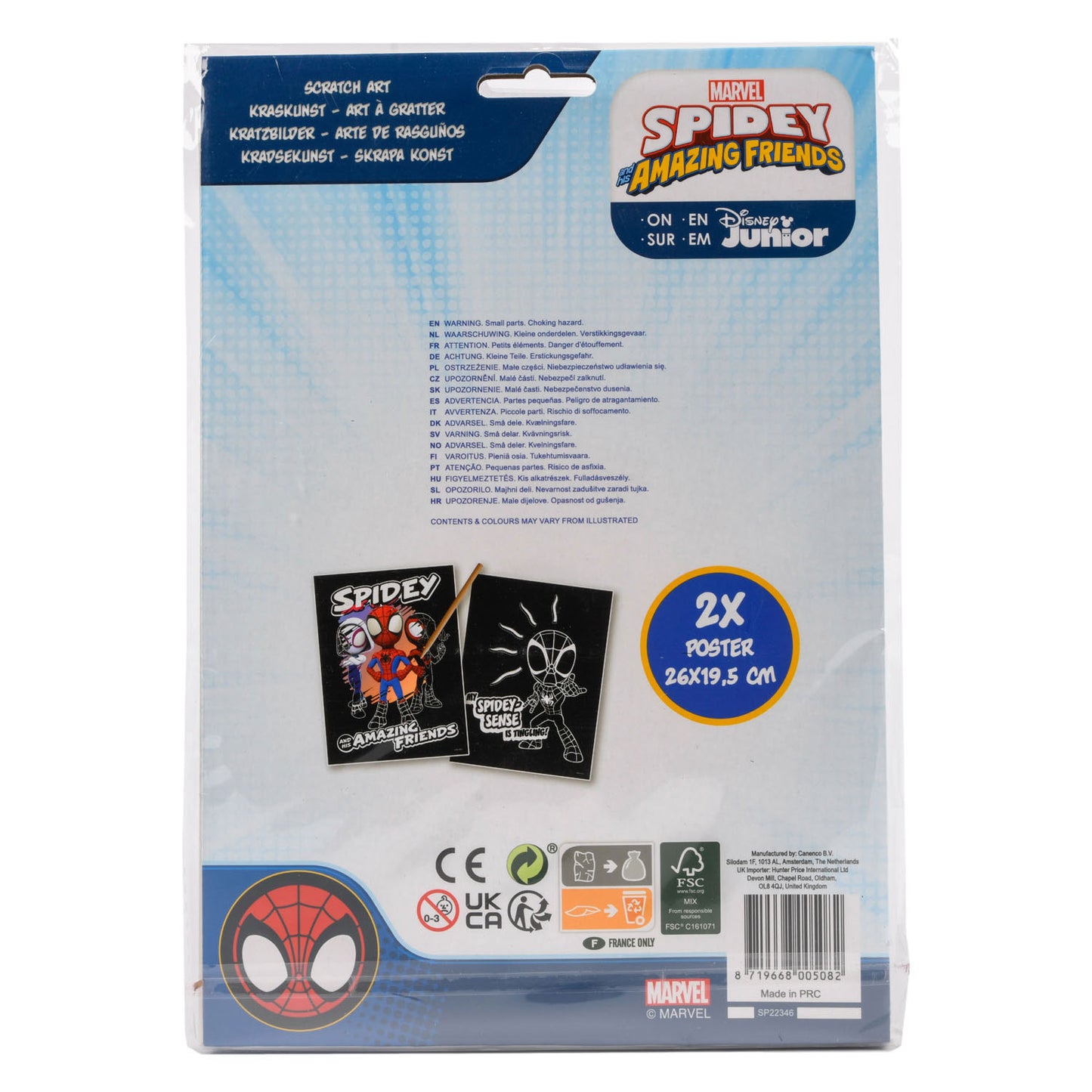 Marvel Spidey Scratch Art - Anilas UK