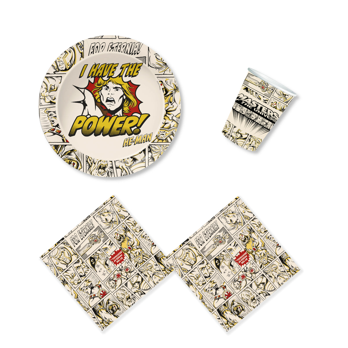 Anila's Masters of the Universe Party Pack for 16 people - Anilas UK