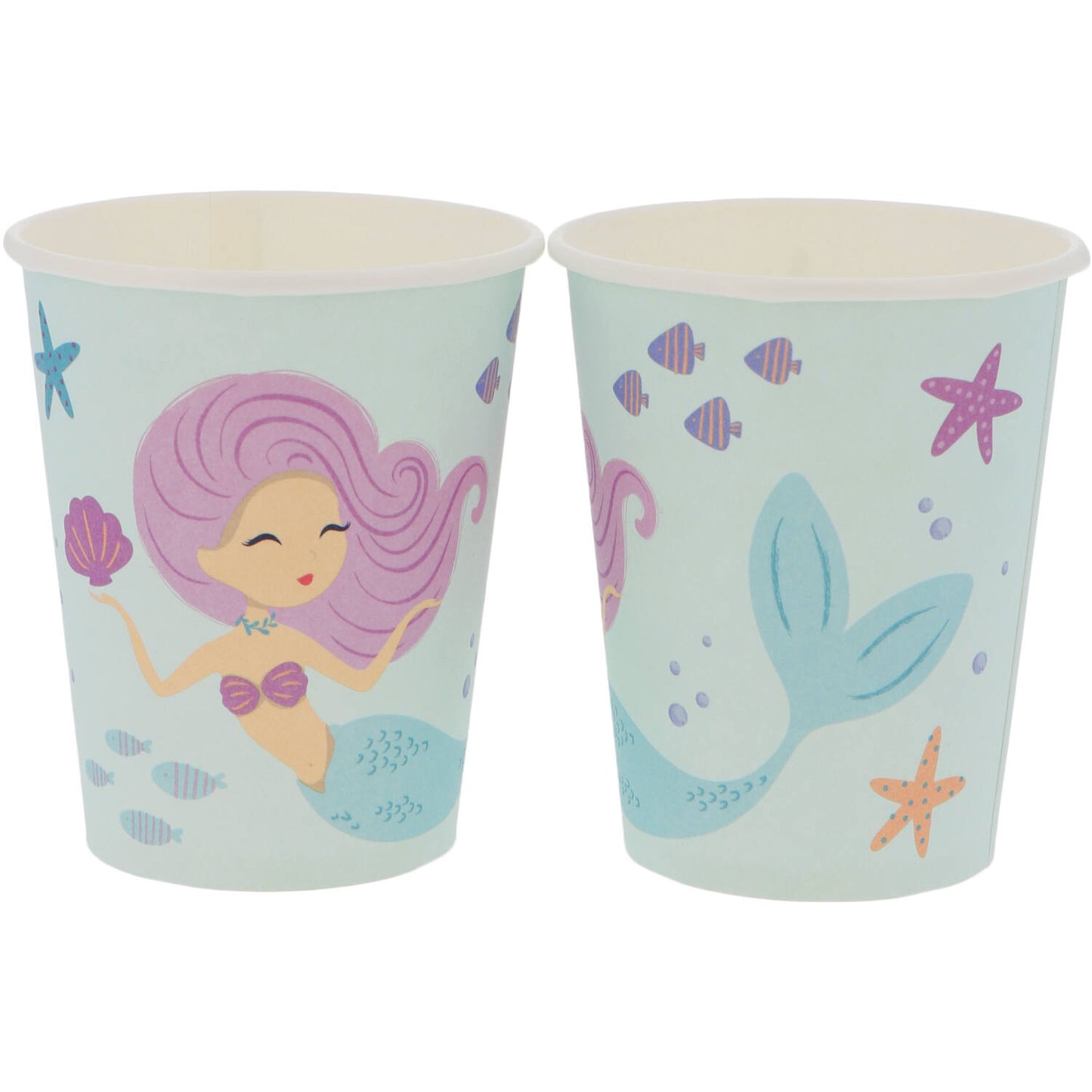 Mermaid Magic Paper Cups (Pack of 8) - Anilas UK