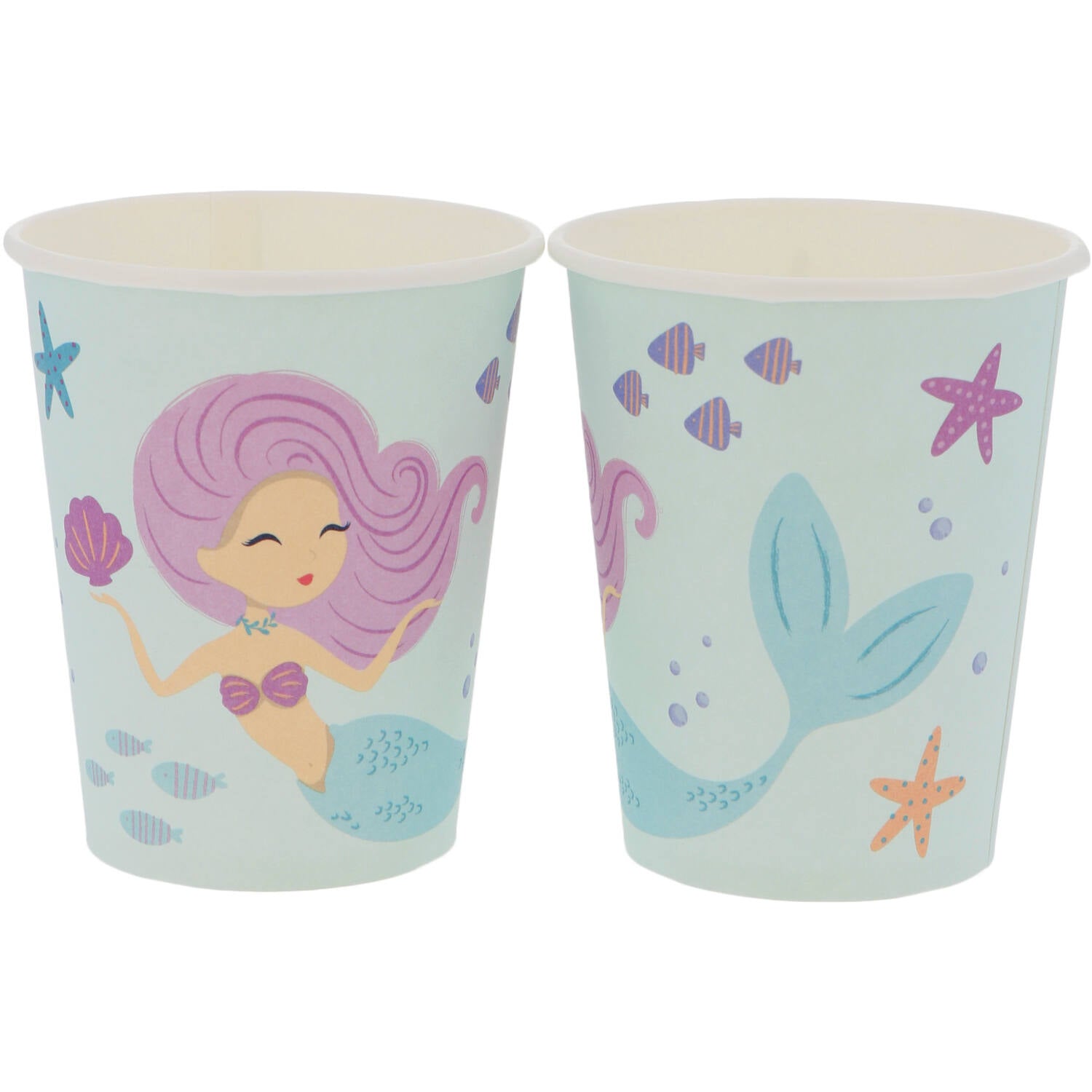 Mermaid Magic Paper Cups (Pack of 8) - Anilas UK