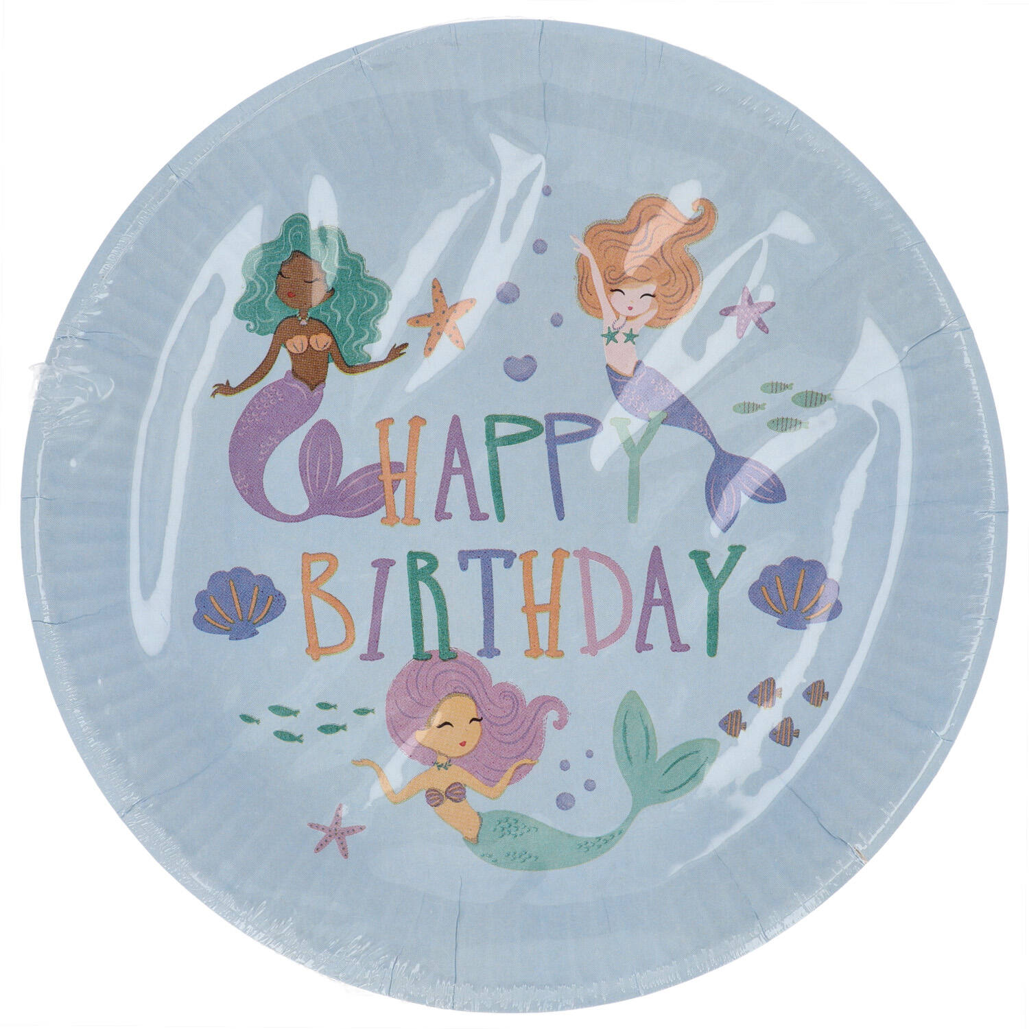 Mermaid Magic Paper Plates - 23cm (Pack of 8) - Anilas UK