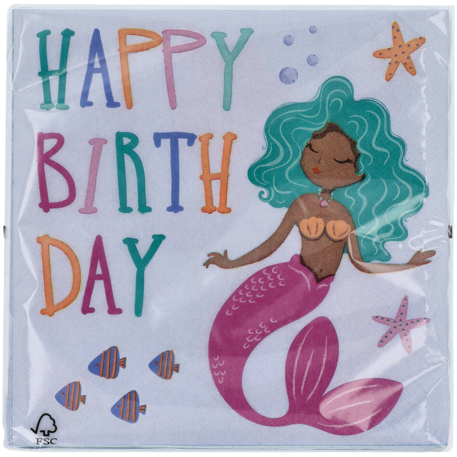 Mermaid Magic Napkins (Pack of 20) - Anilas UK