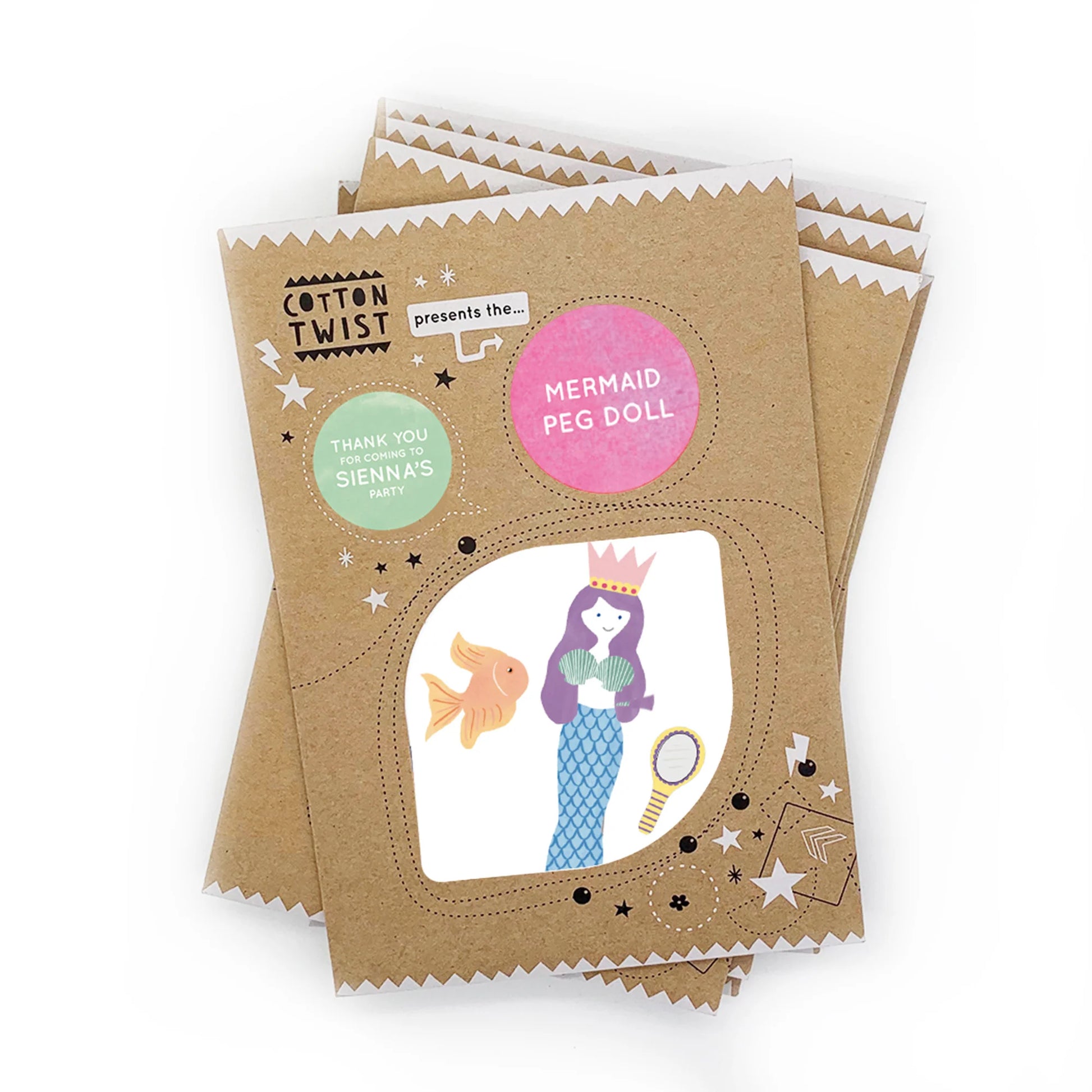 Make Your Own Mermaid Peg Doll - Anilas UK