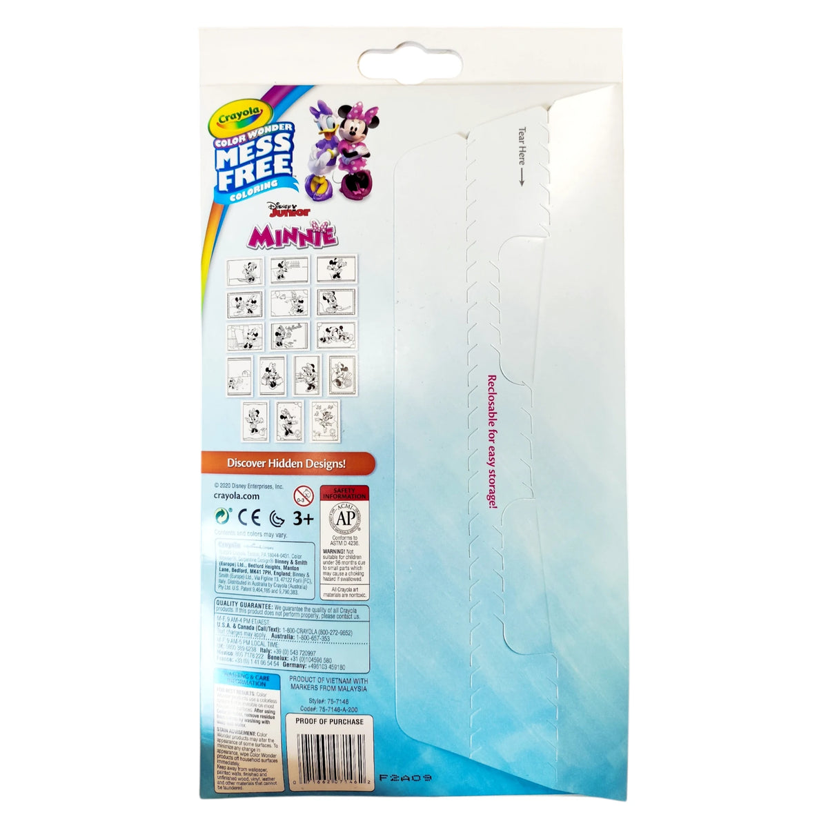 Disney Minnie Mouse Junior Crayola Mess Free Colouring Set
