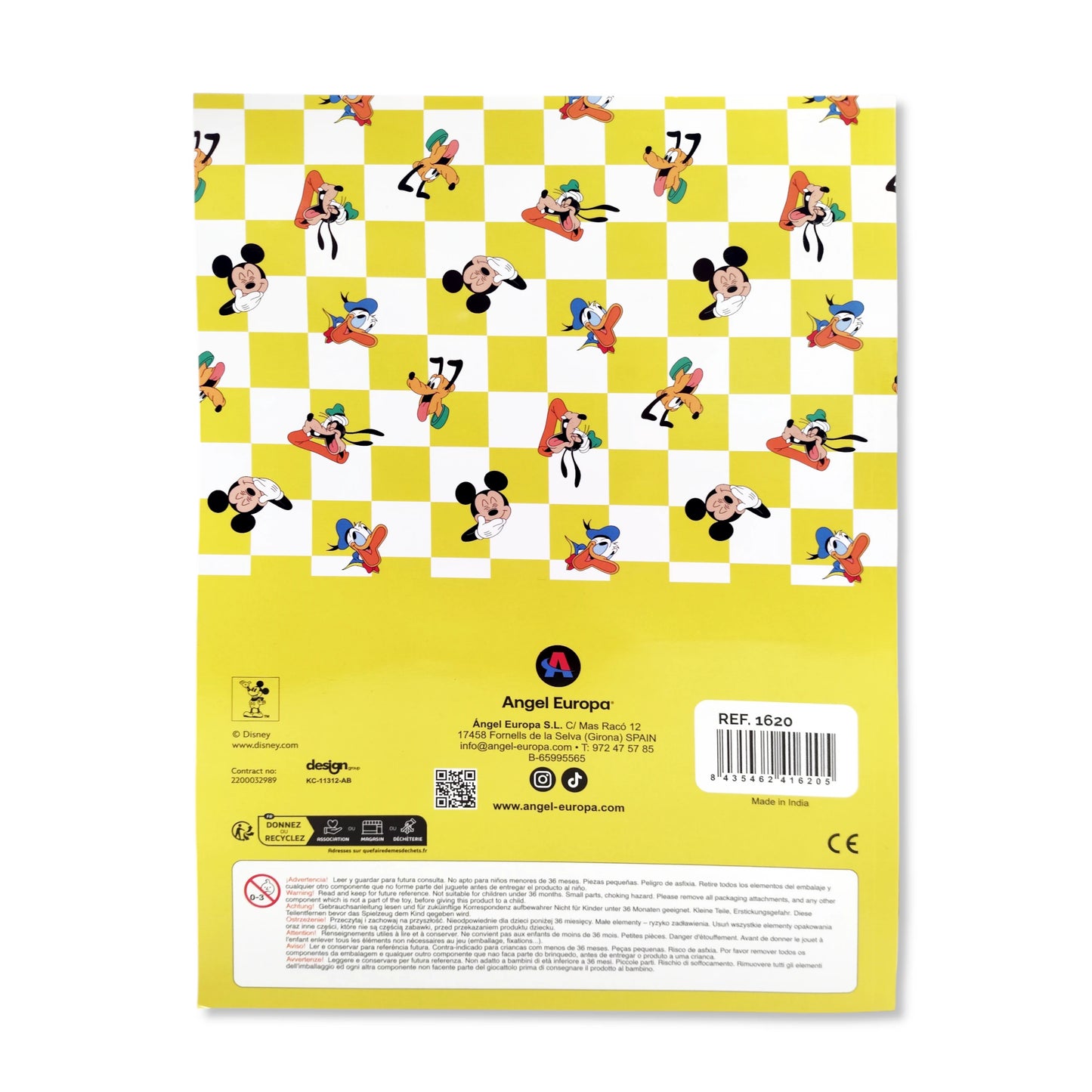 Disney Mickey Colouring Book with Stickers & Pencils