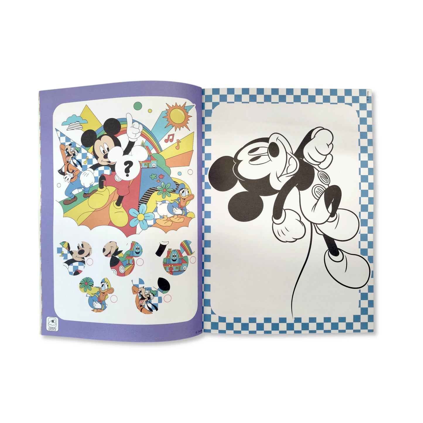 Disney Mickey Colouring Book with Stickers & Pencils